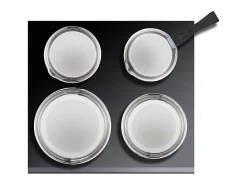 Juego de utensilios de cocina de acero inoxidable para inducción - 8 piezas - Mango extraíble - Apto para todo tipo de cocinas,