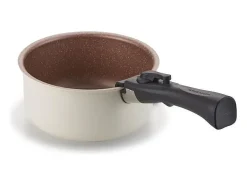 Juego de utensilios de cocina color crema de 18 piezas