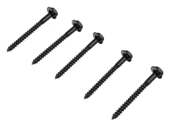 Kit de accesorios para puerta corredera negro 200x4x0,7cm HOMCOM