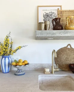 Kiwo mezclador para fregadero oro cepillado Essebagno