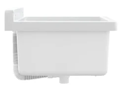 Lavabo de pared blanco 40x40x24 cm resina