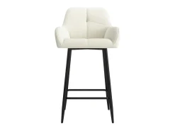 LEA-Silla de bar de tela Cosy Ecru (x2)