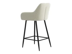 LEA-Silla de bar de tela Cosy Ecru (x2)