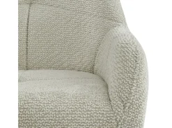 LEA-Silla de bar de tela Ikon Beige (x2)