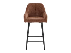 LEA-Silla de bar de tela Ikon Terracotta (x2)