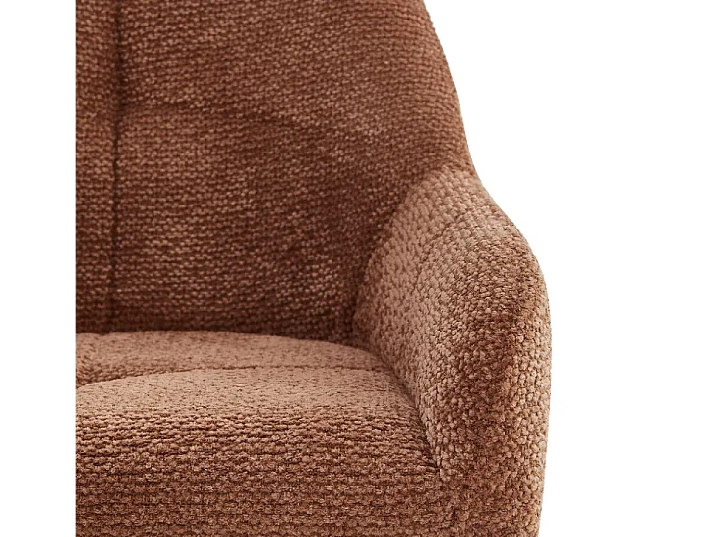 LEA-Silla de bar de tela Ikon Terracotta (x2)