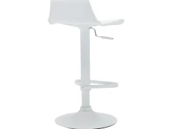 Lote 2 taburetes de bar de polipropileno color blanco CALAS