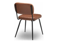 Lote de 2 sillas de comedor marrones L56 cm - SPARTE