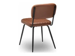 Lote de 2 sillas de comedor marrones L56 cm - SPARTE