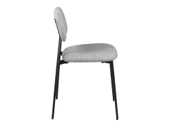 Lote de 4 sillas de comedor diseño Tala – Tejido mezcla gris