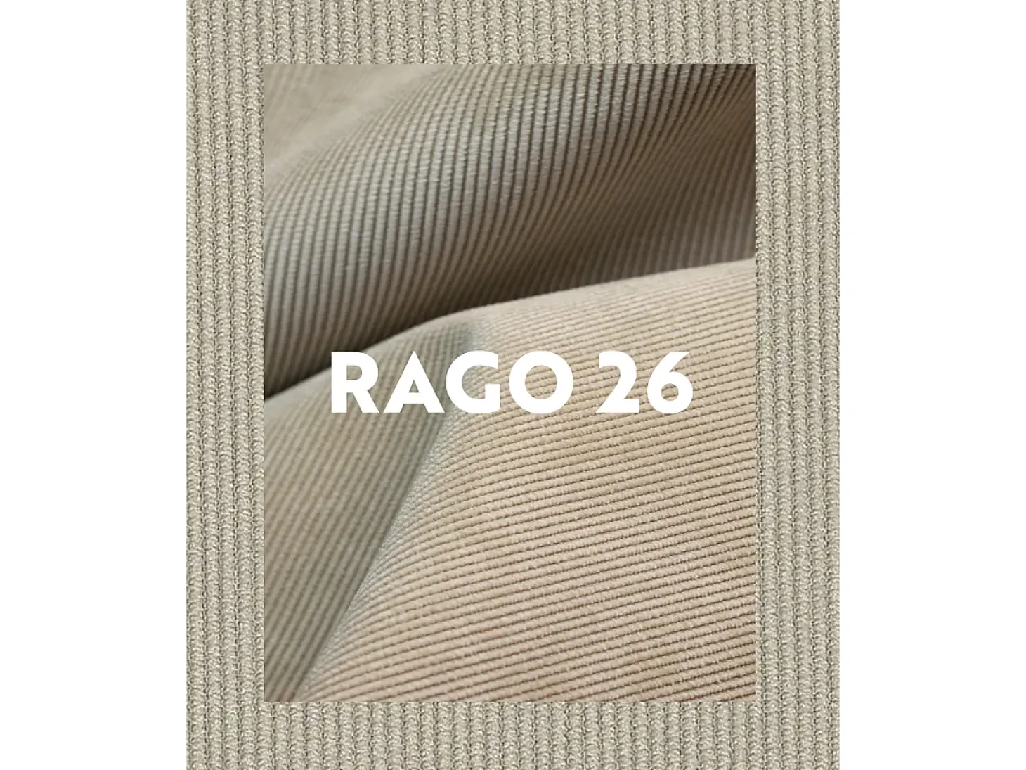 Lote de 4 sillas de comedor Milo – Tejido a rayas beige
