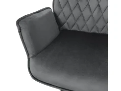 Lote de 4 sillas de comedor giratorias silla de comedor sillón de terciopelo giratorio 180