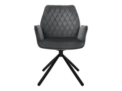 Lote de 4 sillas de comedor giratorias silla de comedor sillón de terciopelo giratorio 180