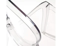Lote de 2 sillas de policarbonato transparente - BRERA