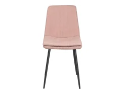 Lote de 4 sillas diseño Yam – Tejido a rayas rosa