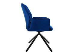 Lote de 2 sillas giratorias silla de comedor sillón de comedor sillón de terciopelo giratorio 180
