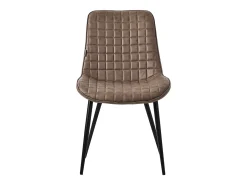 Lote de 6 sillas Sillas de comedor Silla de cocina Sillas de salón PU imitación piel marrón