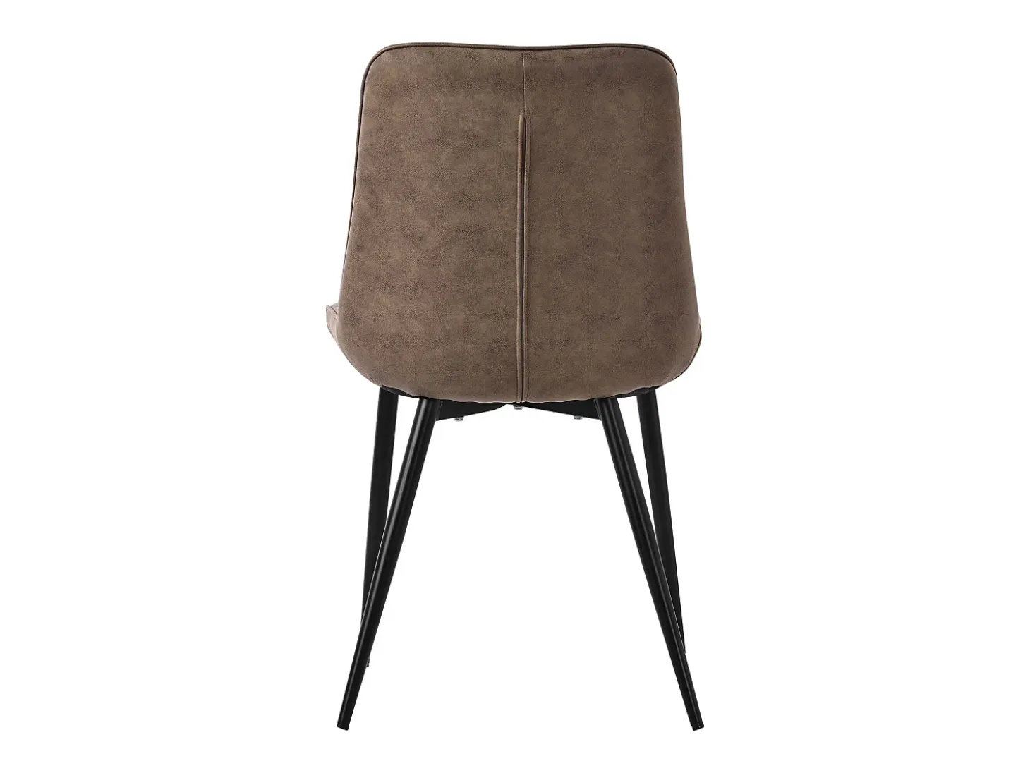 Lote de 2 sillas Sillas de comedor Silla de cocina Sillas de salón PU imitación piel marrón