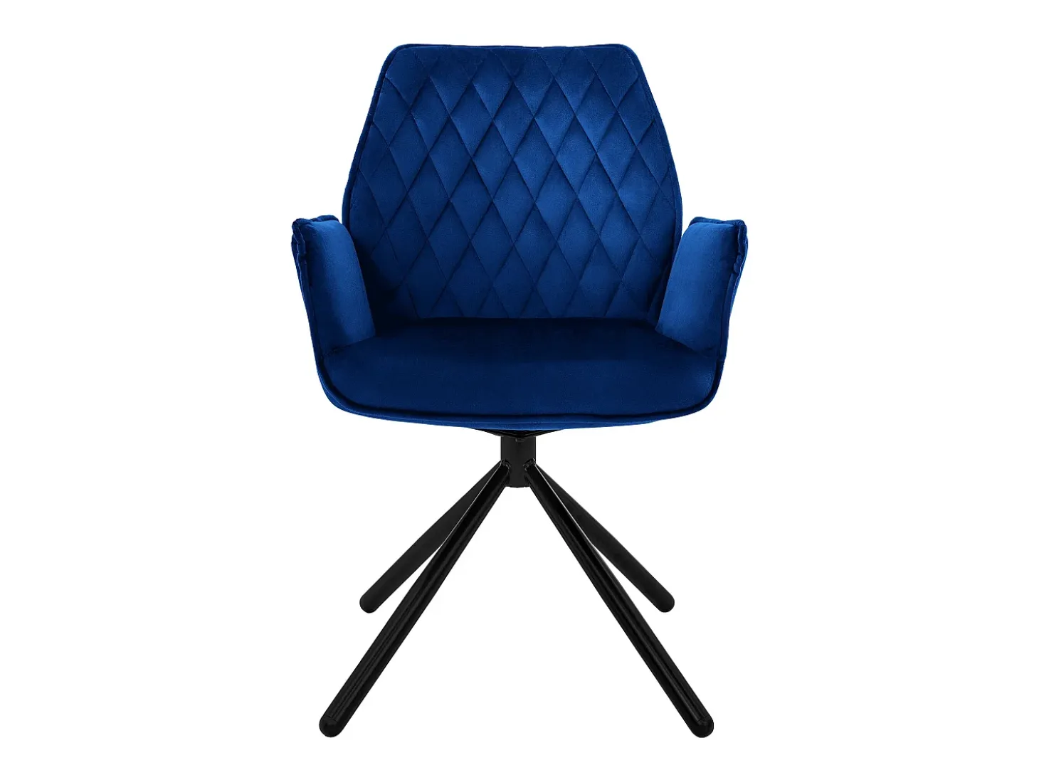 Lote de 4 sillas Sillón de comedor giratorio Silla de salón de terciopelo giratoria 180