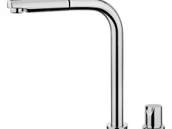 Magic Grifo mezclador fregadero cromado abatible extraíble 2 orificios 'especial ventana Essebagno