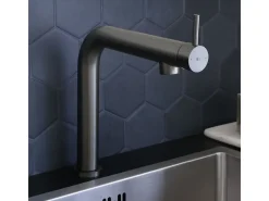 Magic mezclador para fregadero gris metalizado Essebagno