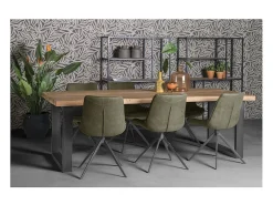 MANAUS-Mesa de comedor 10 personas 240 cm en madera maciza