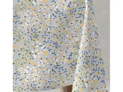 Mantel cuadrado de resina antimanchas 135x135cm azul JAVA - SACASA