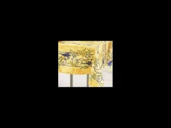 Mantel provenzal rectangular antimanchas de poliéster glicina amarillo 150 x 240 cm