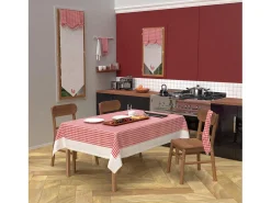 Mantel rectangular de algodón antimanchas 140x200 cm VICHY, por Soleil d'Ocre
