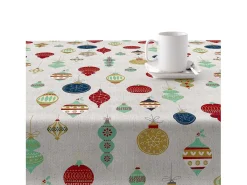 Mantel resinado antimanchas Merry Christmas 13 140x140 cm