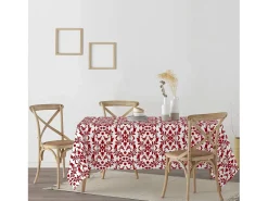 Mantel resinado antimanchas Merry Christmas 8 140x140 cm