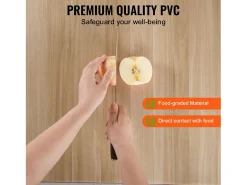 Mantel SucceBuy Protección de Mesa en PVC 107 X 152 CM, Protección de Escritorio Helada de 0.15CM de Grosor