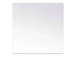 Mantel SucceBuy Protector de Mesa en PVC 30 X 30 CM, Protector de Escritorio en Plástico Transparente 0.15CM de Grosor