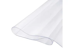 Mantel Transparente SucceBuy Protector de Mesa de PVC, 91 x 137 cm, Protector de Escritorio de Plástico Transparente, 1,5 mm de Grosor