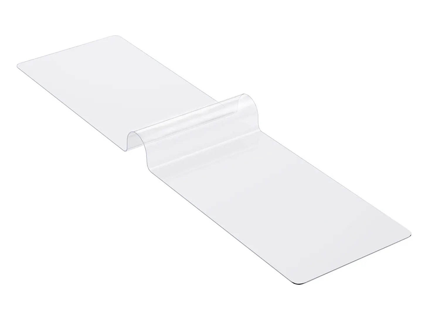 Mantel Transparente SucceBuy Protector de Mesa de PVC de 61 x 243 cm, Tapete de Escritorio de Plástico Transparente, 1.5 mm de Grosor