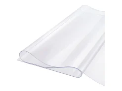 Mantel Transparente SucceBuy Protector de Mesa de PVC de 61 x 243 cm, Tapete de Escritorio de Plástico Transparente, 1.5 mm de Grosor