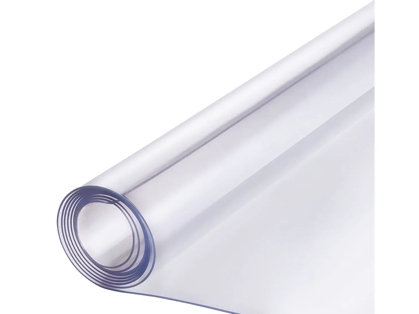 Mantel Transparente SucceBuy Protector de Mesa de PVC de 61 x 243 cm, Tapete de Escritorio de Plástico Transparente, 1.5 mm de Grosor