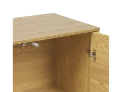 Módulo de almacenamiento con 2 puertas, 70cm roble