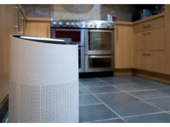 MEACO MeacoClean CA-HEPA 76x5, purificador de aire Wi-Fi, HEPA H13, ultrasilencioso 25 dB, sensor de calidad del aire, para hogar/oficina, blanco
