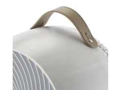 MEACO MeacoFan 1056: ventilador para dormitorio y salón, ultra silencioso, oscilación 360°, 12 velocidades, control remoto, bajo consumo, blanco