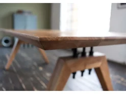 Mesa - marrón Madera - 280 x 100 cm - WOODY