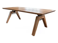 Mesa - marrón Madera - 280 x 100 cm - WOODY