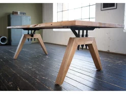 Mesa - marrón Madera - 280 x 100 cm - WOODY