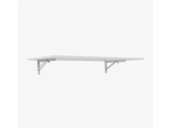 Mesa abatible escritorio de pared plegable 140x80 cm Jeremy XL - Blanco