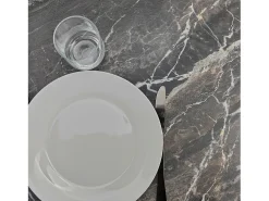 Mesa alta 60 x 60 cm - modelo Milán real en mármol