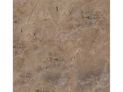 Mesa alta 60 x 60 cm - Modelo Milán mármol griego con cantos de latón