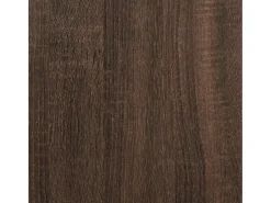 Mesa alta bar con almacenaje madera marrón roble 60x60x102 cm
