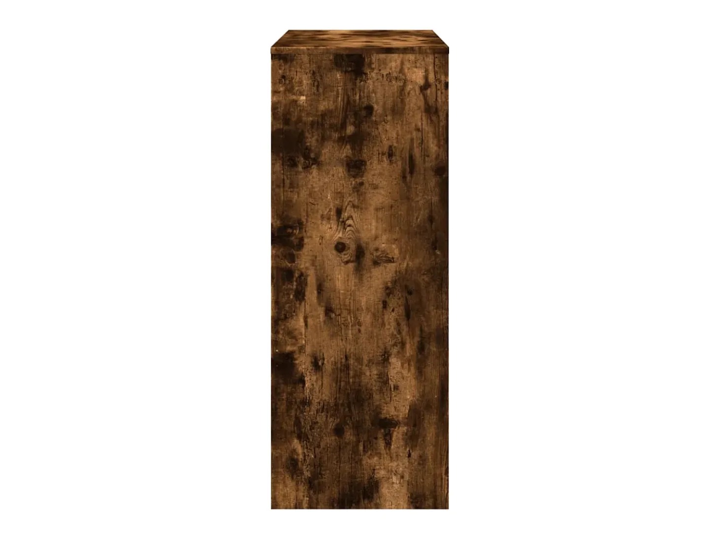 Mesa alta bar con estantes roble ahumado 90x40x103,5 cm