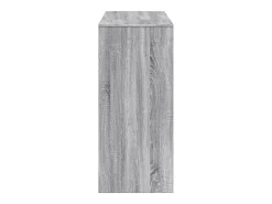 Mesa alta con estante gris Sonoma 124x46x103,5 cm