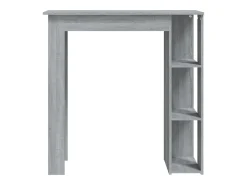 Mesa alta con estante gris Sonoma 102x50x103,5 cm